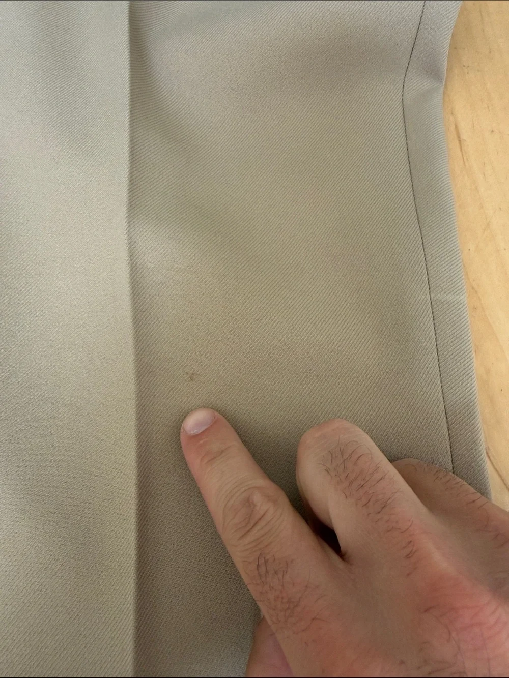VTG Men's Light Tan Two-Piece Suit Jacket & Trousers